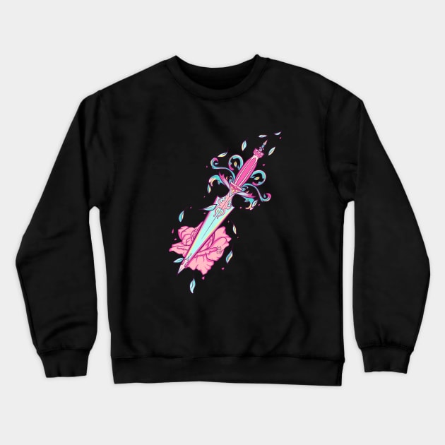 Rose and Dagger Crewneck Sweatshirt by nay__b